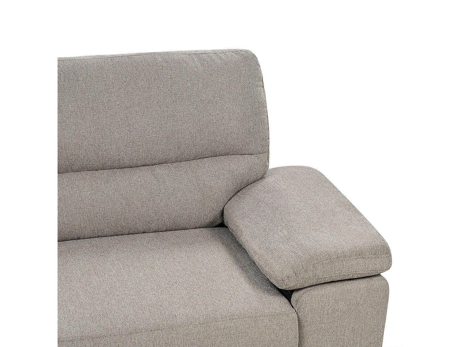 Sofa 2 Seater VOGAR Fabric Light Brown