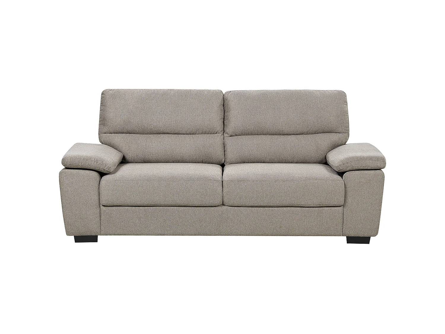 Sofa 3 Seater VOGAR Fabric Light Brown
