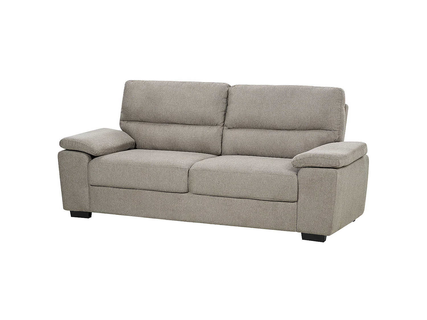 Sofa 3 Seater VOGAR Fabric Light Brown