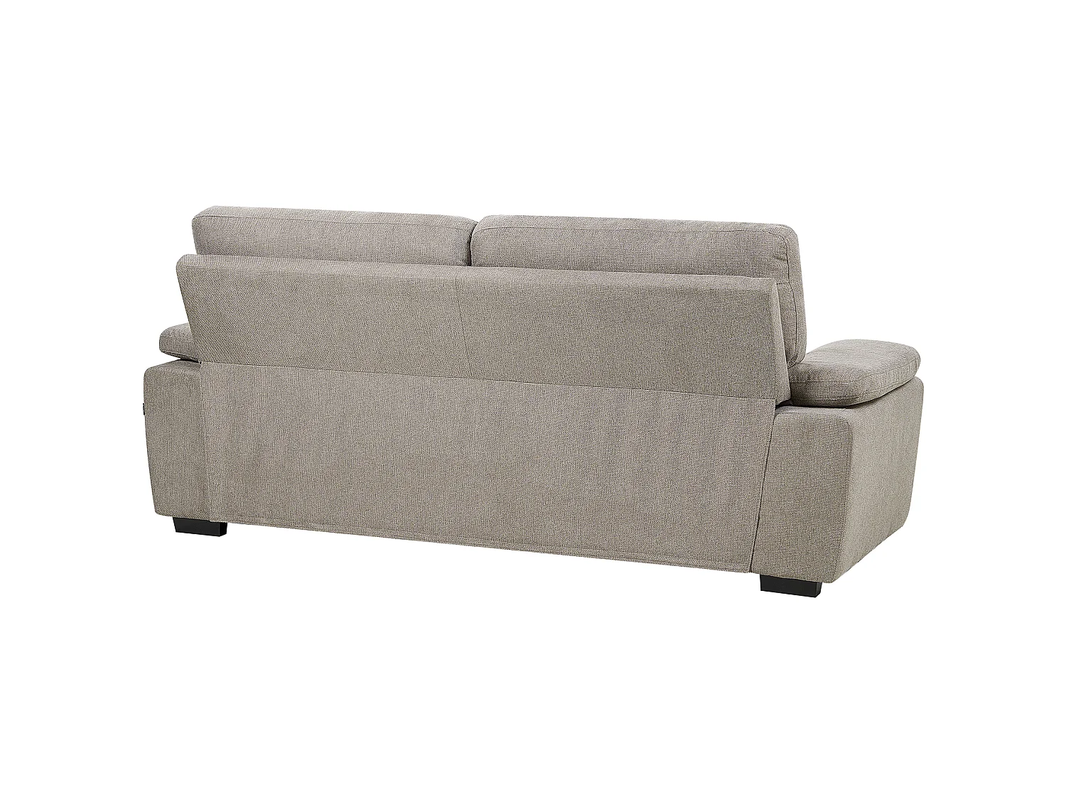 Sofa 3 Seater VOGAR Fabric Light Brown