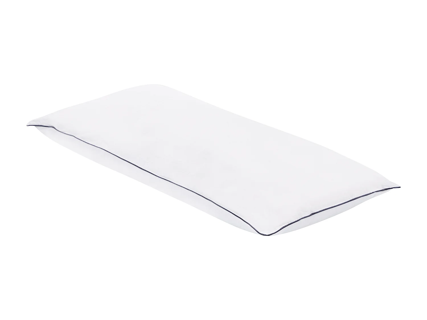 Lot de 2 oreillers PELISTER Haut Microfibre 40 x 80 cm Blanc