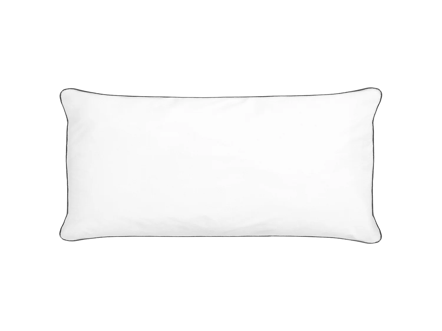 Conjunto de 2 almofadas PELISTER Alta Microfibra 40 x 80 cm Branco