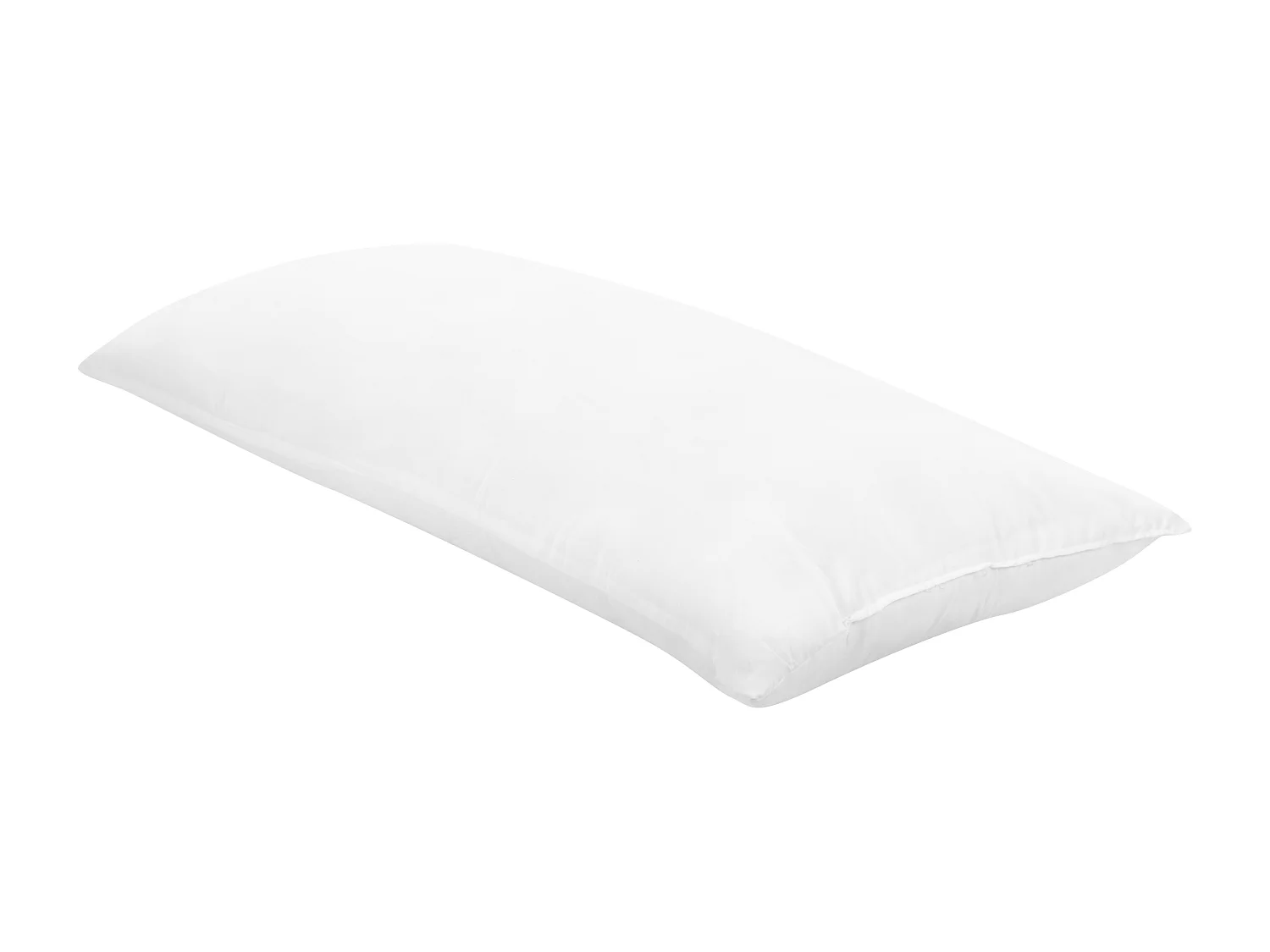 Conjunto de 2 almohadas ERRIGAL Baja Microfibra 40 x 80 cm Blanco