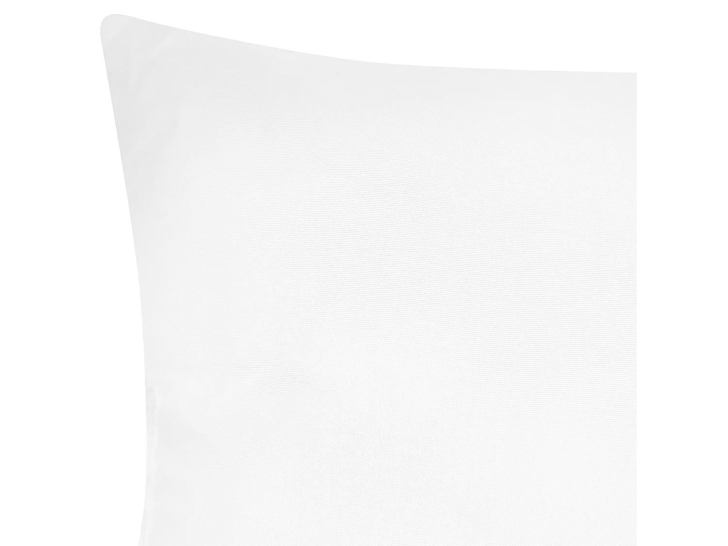 Conjunto de 2 almohadas ERRIGAL Baja Microfibra 40 x 80 cm Blanco