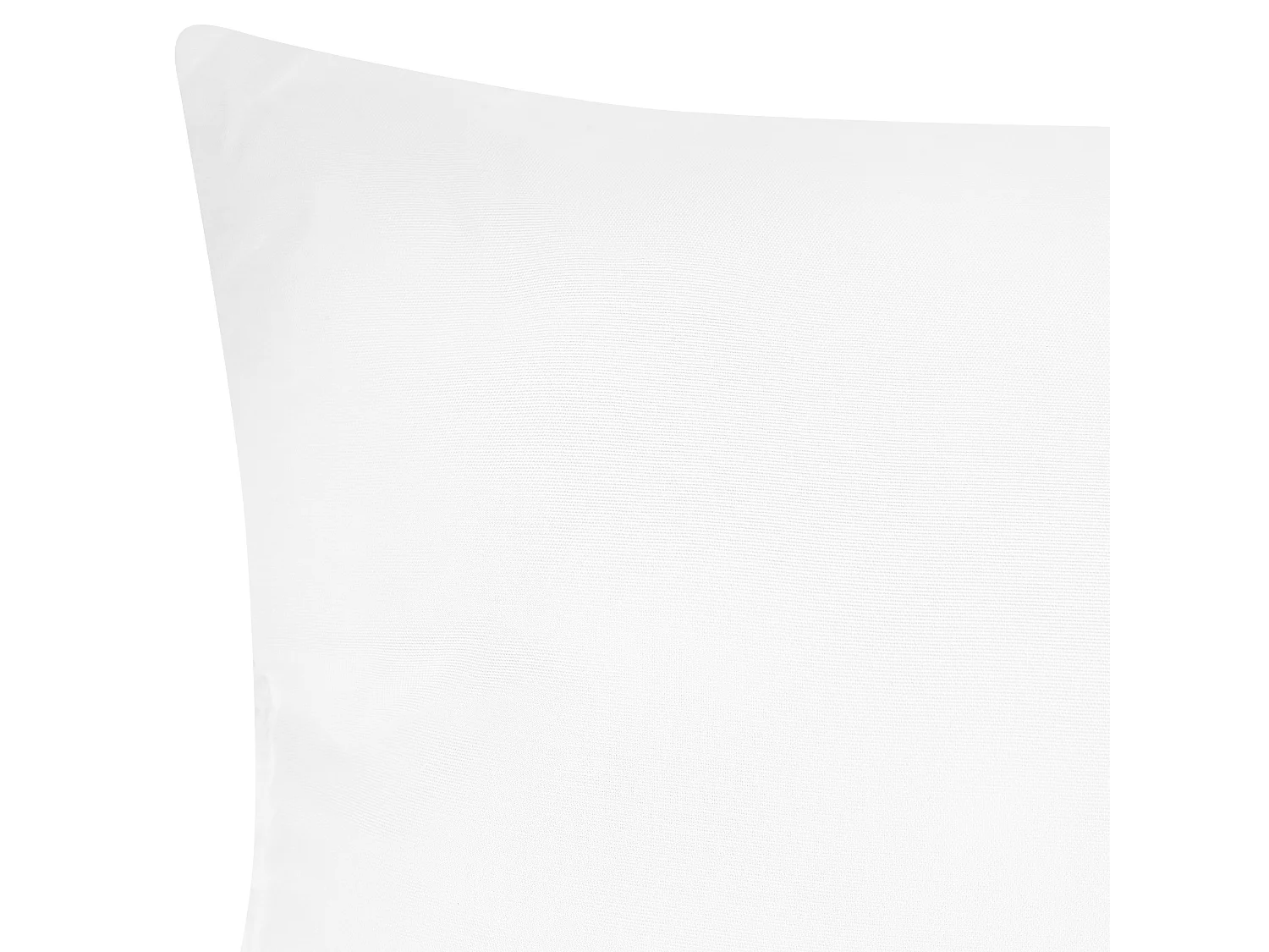 Conjunto de 2 almohadas ERRIGAL Baja Microfibra 40 x 80 cm Blanco
