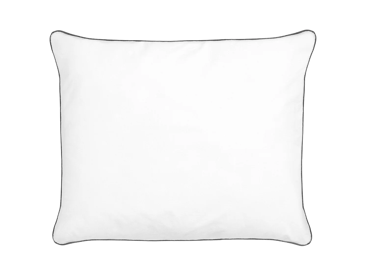 Lot de 2 oreillers PELISTER Haut Microfibre 50 x 60 cm Blanc