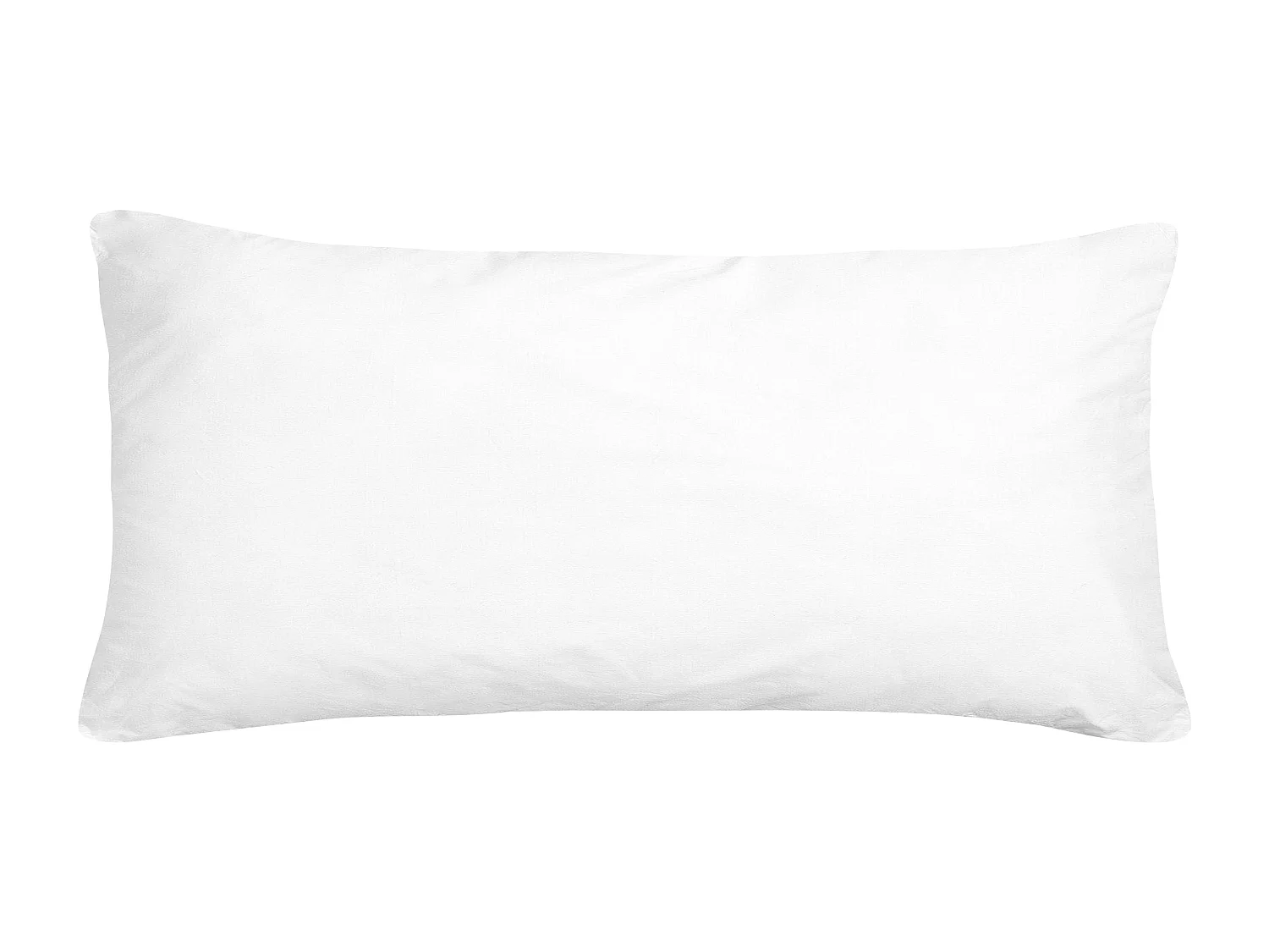 Lot de 2 oreillers ERRIGAL Haut Microfibre 40 x 80 cm Blanc