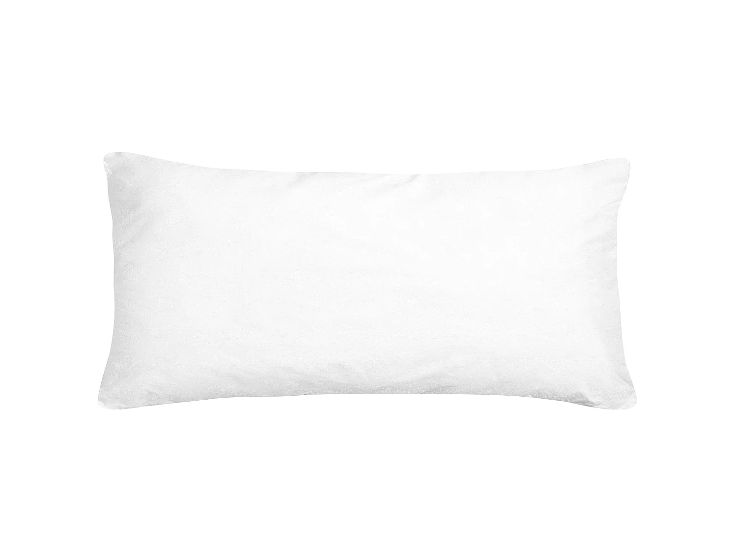 Lot de 2 oreillers ERRIGAL Haut Microfibre 40 x 80 cm Blanc