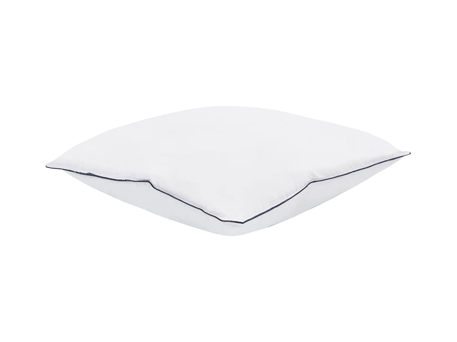Lot de 2 oreillers PELISTER Haut Microfibre 80 x 80 cm Blanc