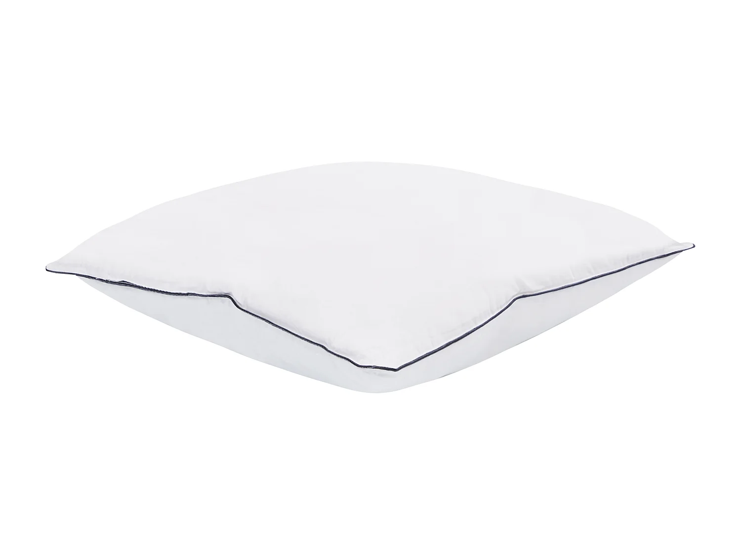 Lot de 2 oreillers PELISTER Haut Microfibre 80 x 80 cm Blanc