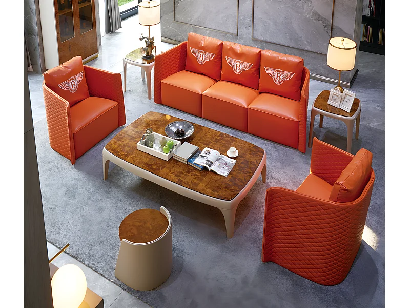 Sofagarnitur 3+1+1 Sitzer Sofas Garnitur modernes Design