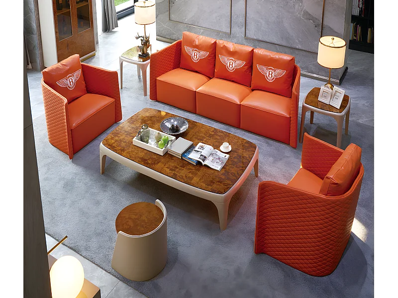 Sofagarnitur 3+1+1 Sitzer Sofas Garnitur modernes Design