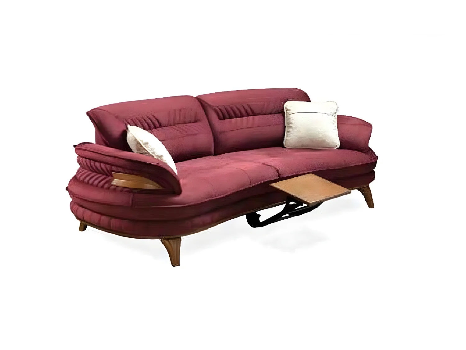 Gruppe Sofagarnitur 3+3+1 Sitzer Luxus Sofa Sessel Sofas Stoff Klassisches Set