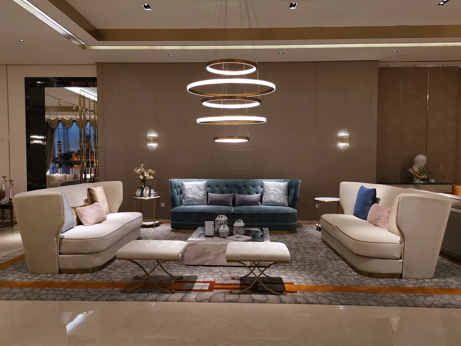 Sofagarnitur 3+2+2 Sitzer Set Design Sofa Polster Couchen Couch Modern Garnitur