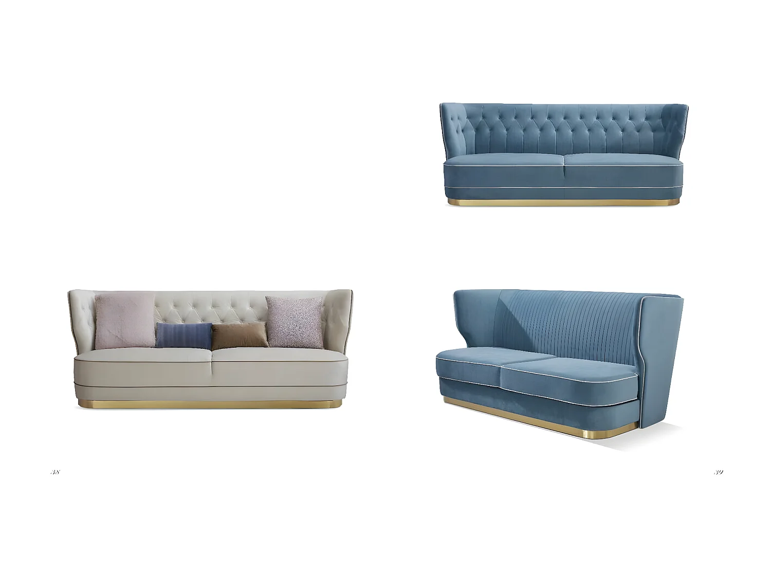 Sofagarnitur 3+2+2 Sitzer Set Design Sofa Polster Couchen Couch Modern Garnitur