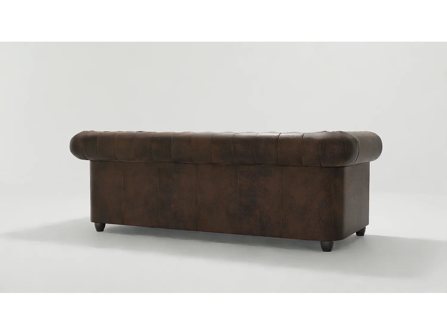 Selena 3-Sitzer Chesterfield Sofa Vintage Optik Microfaser