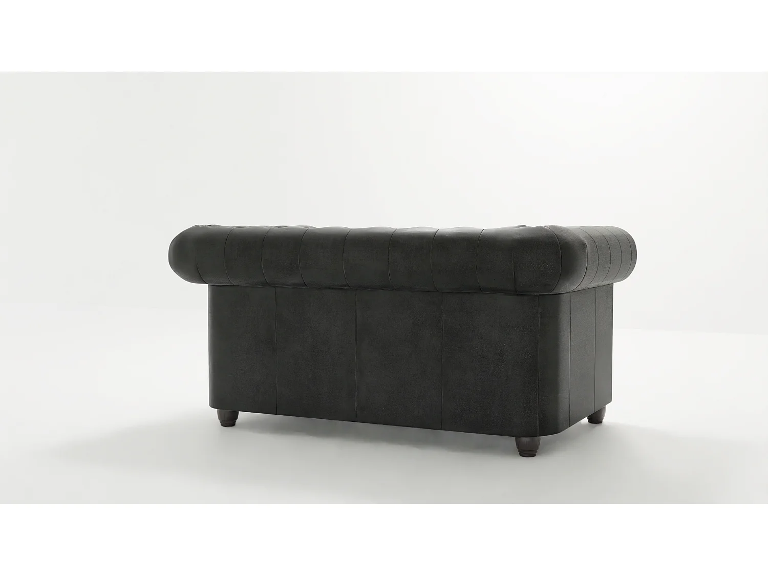 Selena 2-Sitzer Chesterfield Sofa Vintage Optik Microfaser