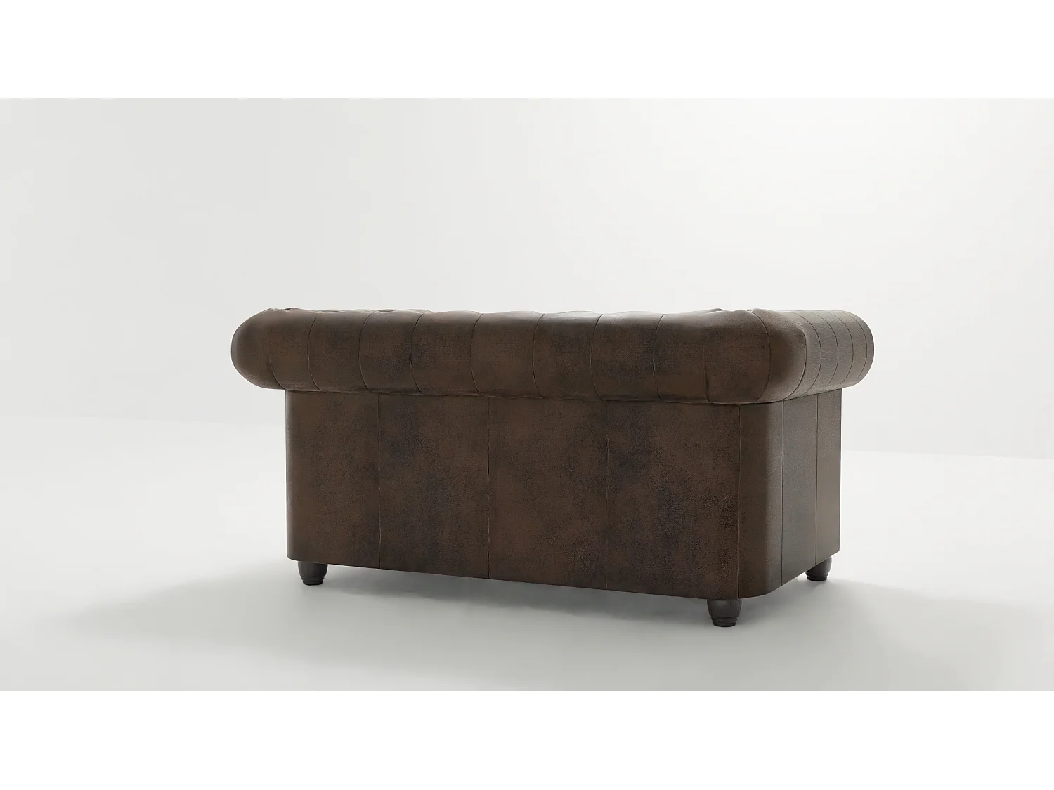 Selena 2-Sitzer Chesterfield Sofa Vintage Optik Microfaser