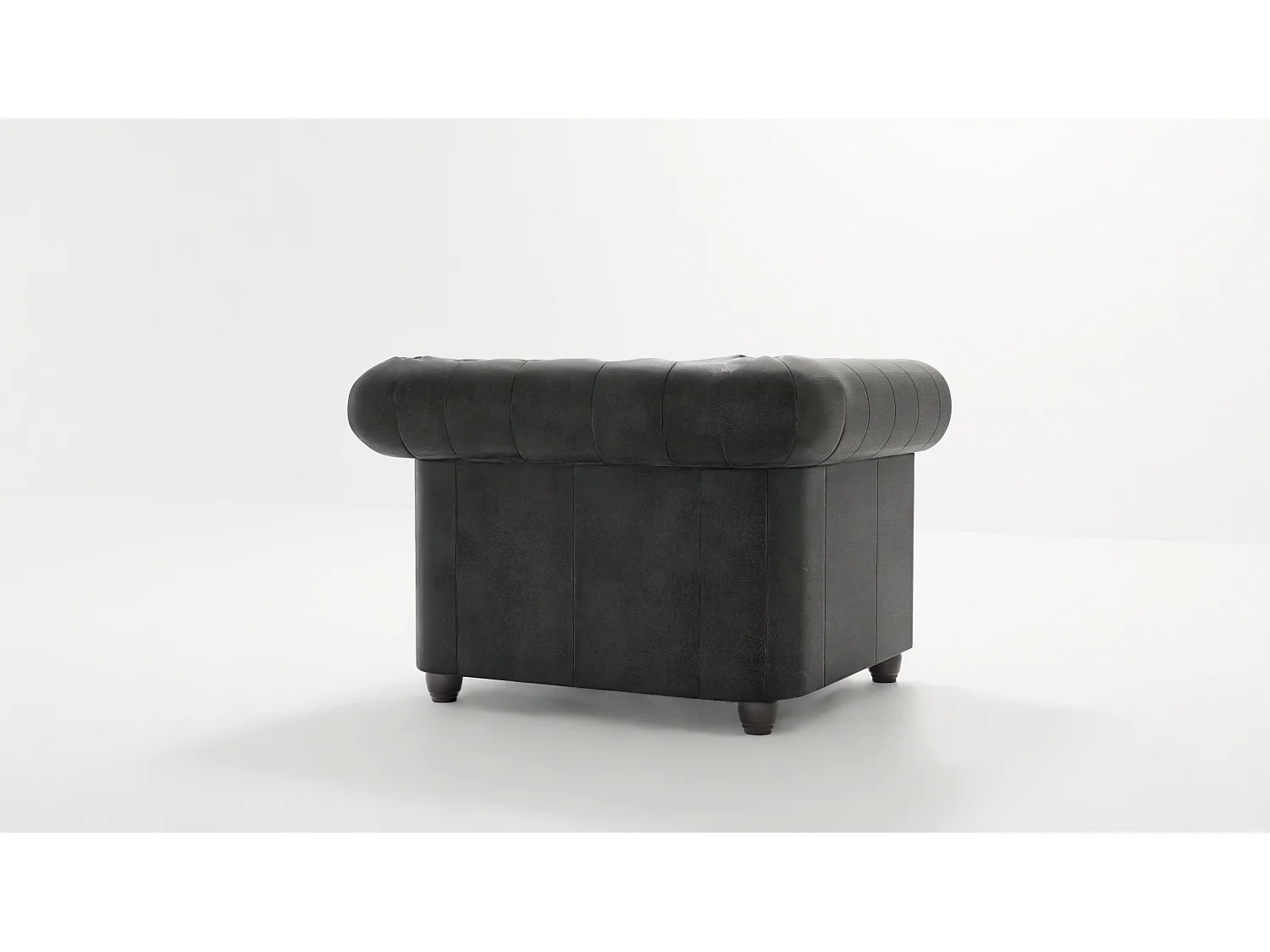 Selena Chesterfield Sessel Vintage Optik Microfaser