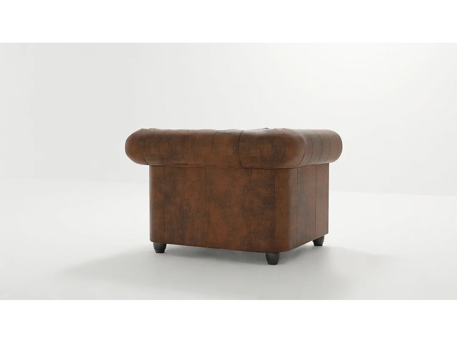 Selena Chesterfield Sessel Vintage Optik Microfaser