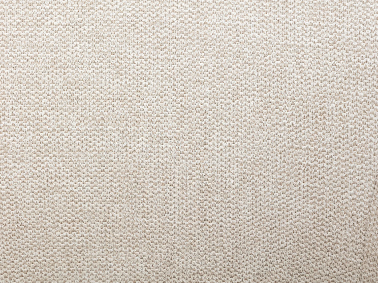 Lot de 6 chaises avec accoudoirs en tissu et bois d'hévéa - Beige et Naturel - SOLUNA