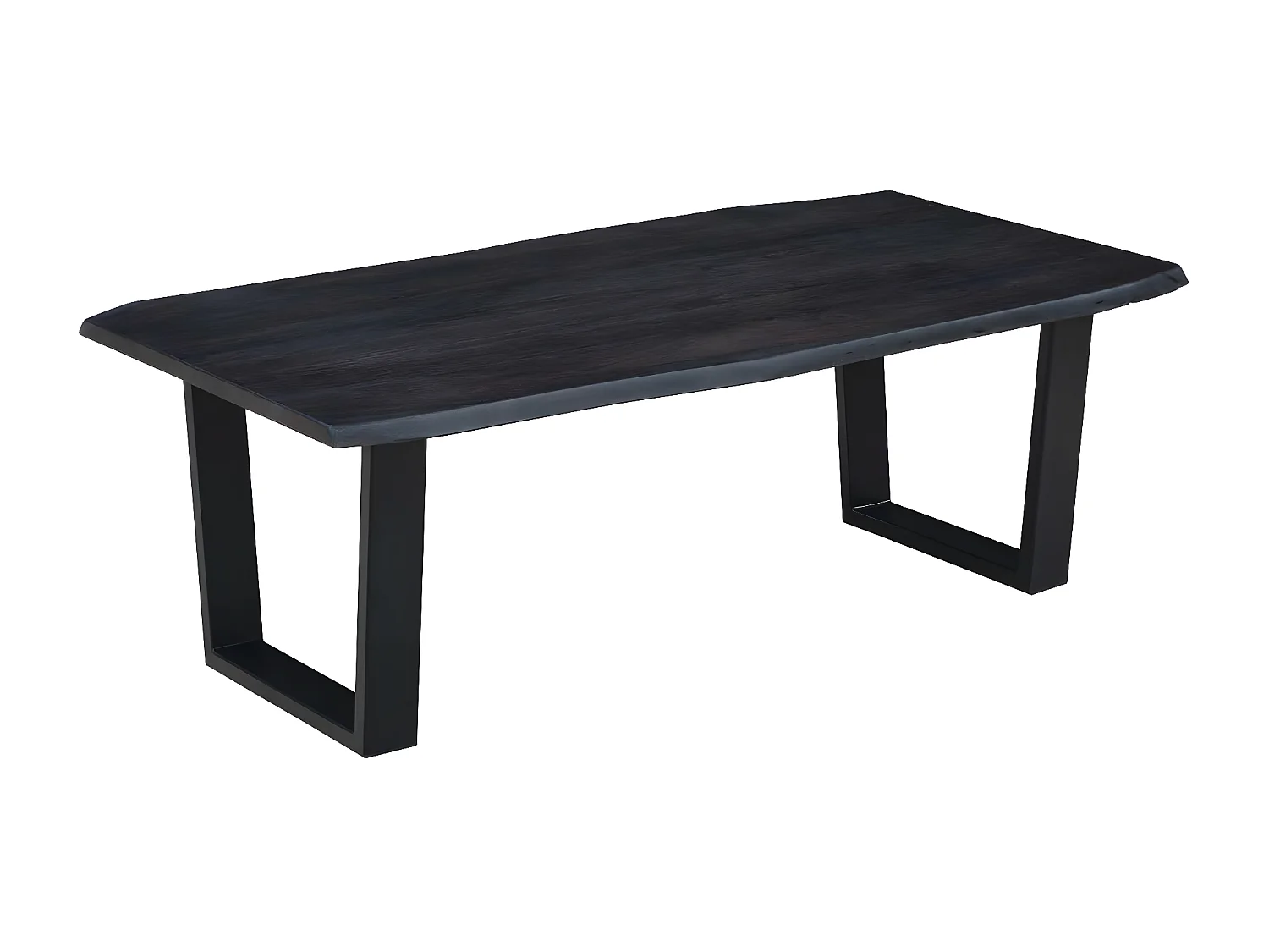 Table à dîner 240cm en acacia massif et métal | Acacia Black Forest