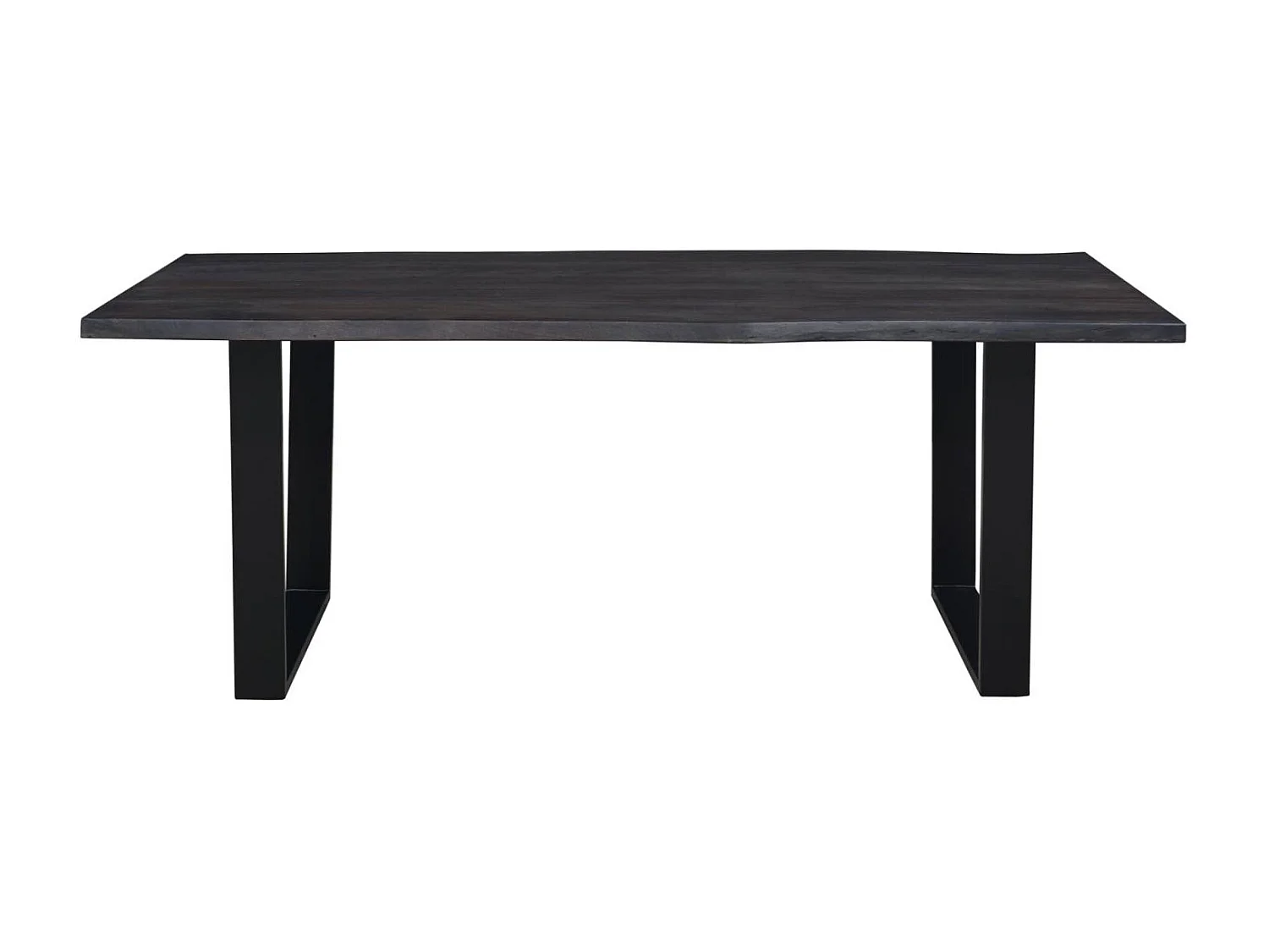 Table à dîner 240cm en acacia massif et métal | Acacia Black Forest