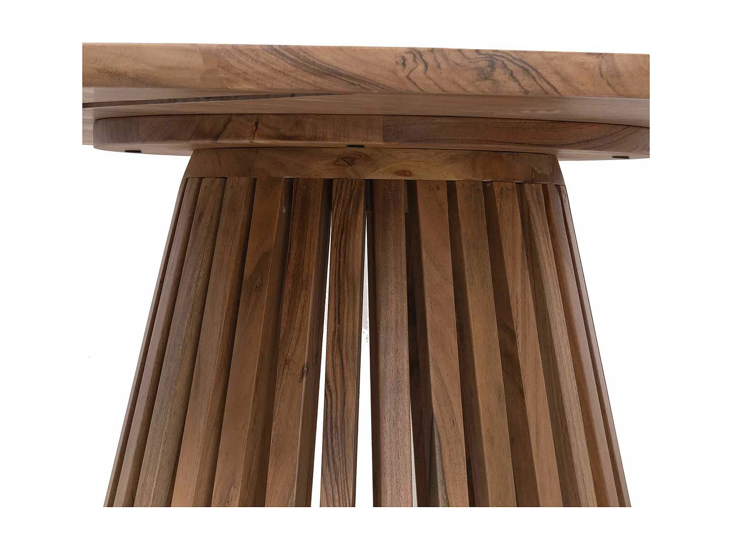 Table de repas ronde bois massif | Acacia Kfir