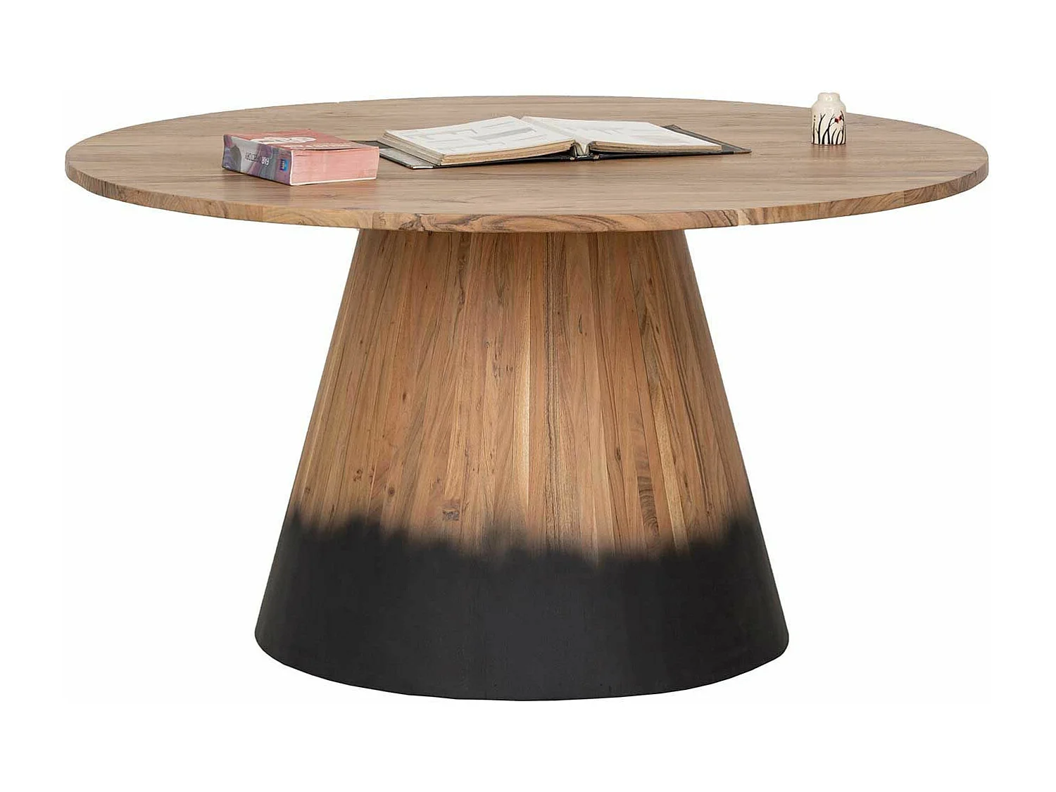 Table de repas ronde 140 cm | Acacia Dimona