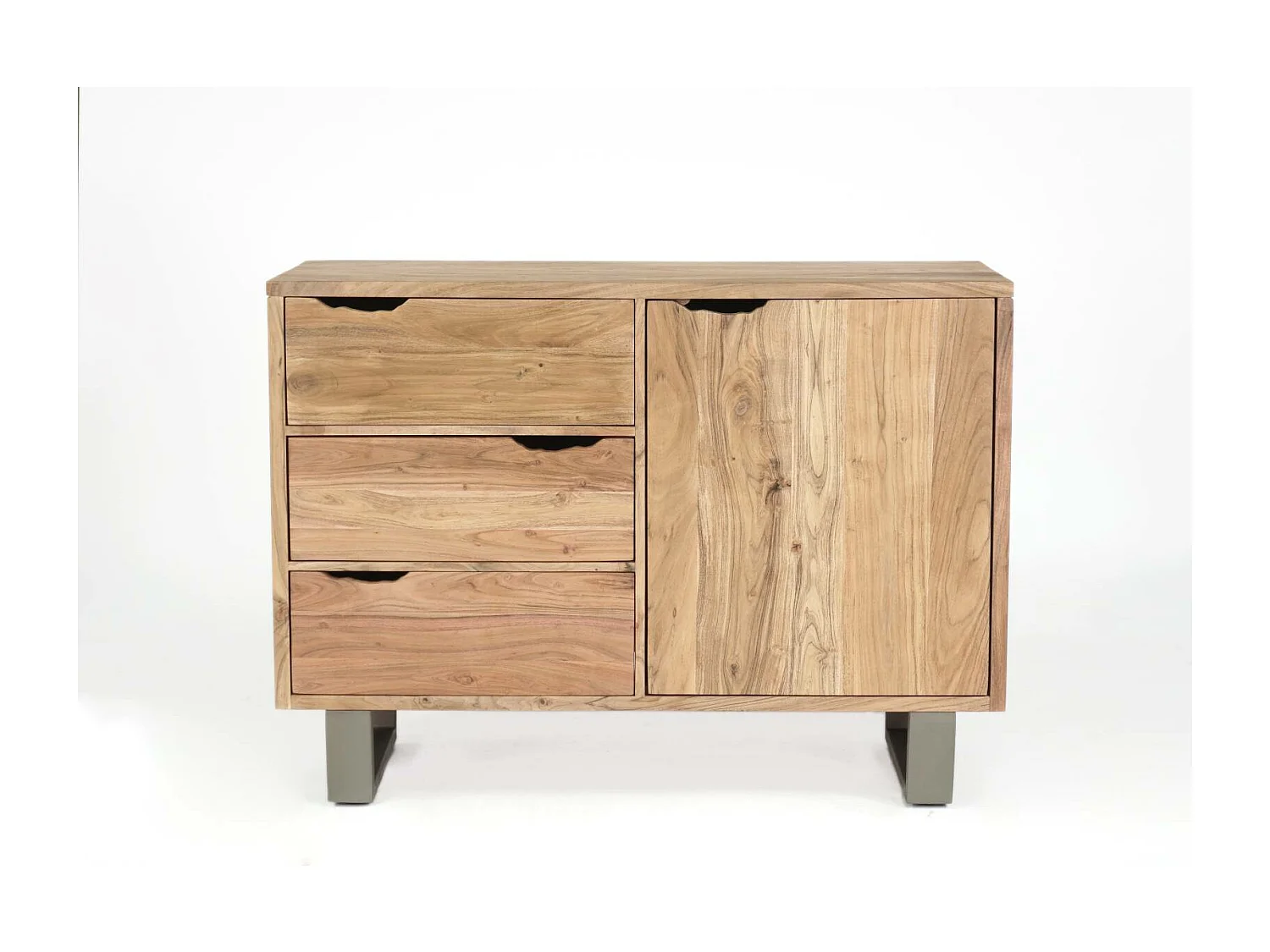 Buffet 1 porte 3 tiroirs | Acacia Forest