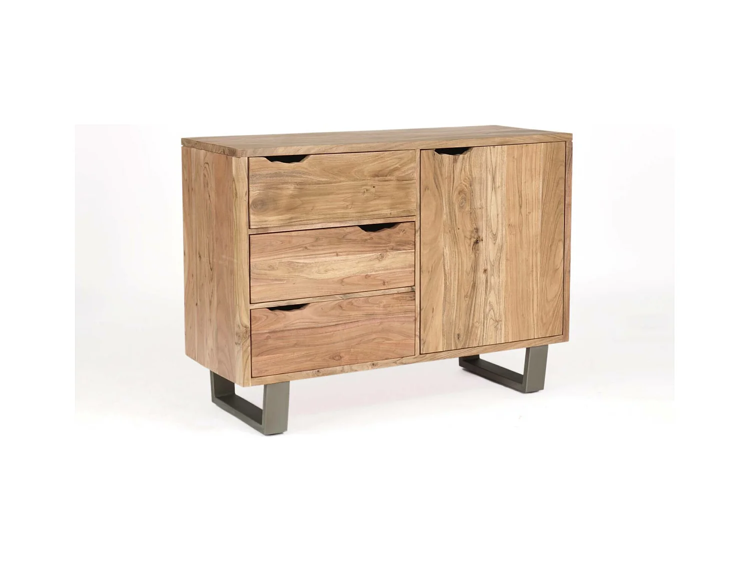 Buffet 1 porte 3 tiroirs | Acacia Forest