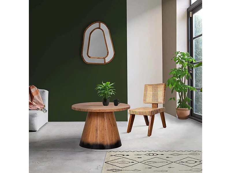 Table basse ronde 60 cm | Acacia Dimona