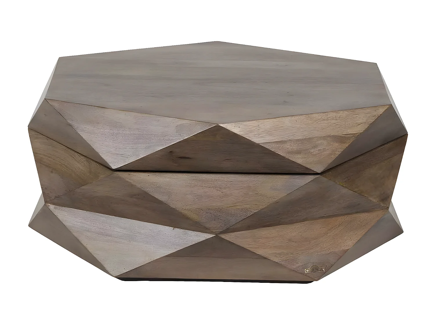 Table basse ronde avec rangement | Offre M&M