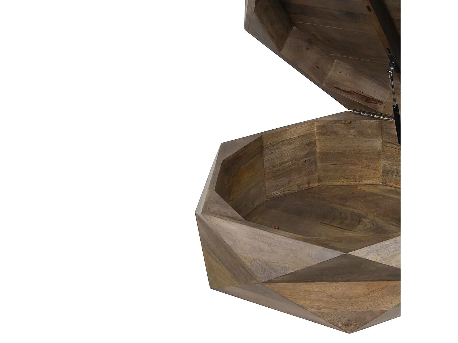 Table basse ronde avec rangement | Offre M&M