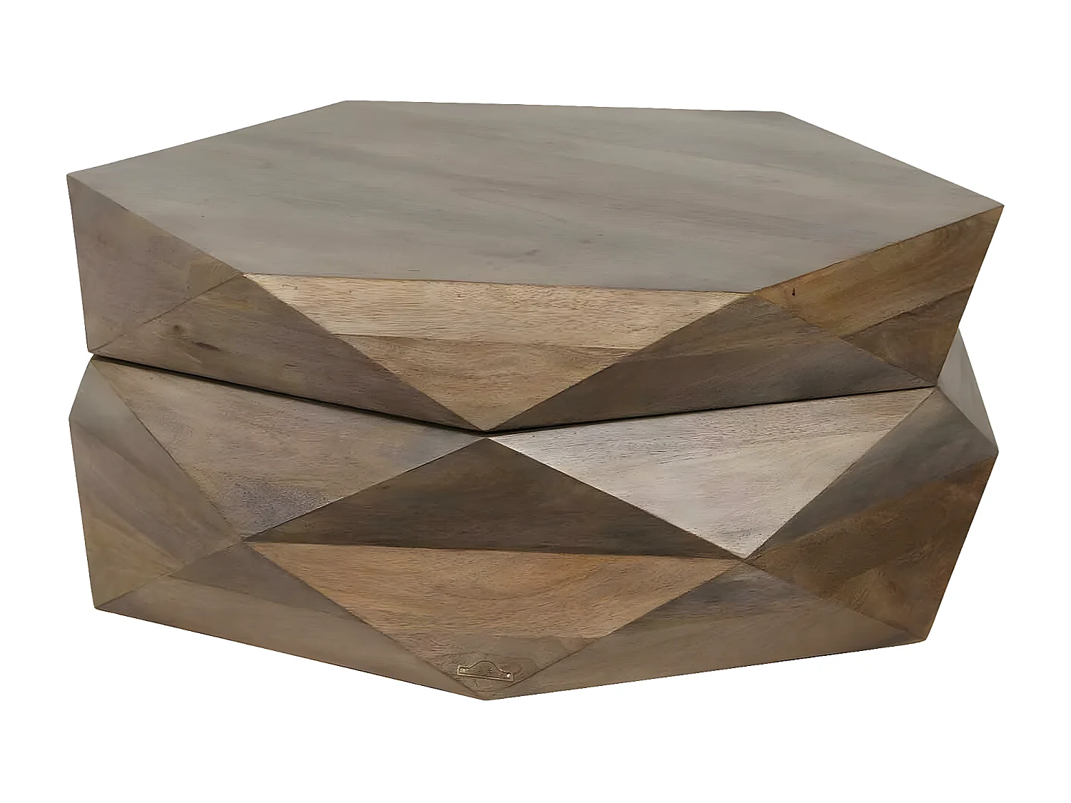 Table basse ronde avec rangement | Offre M&M