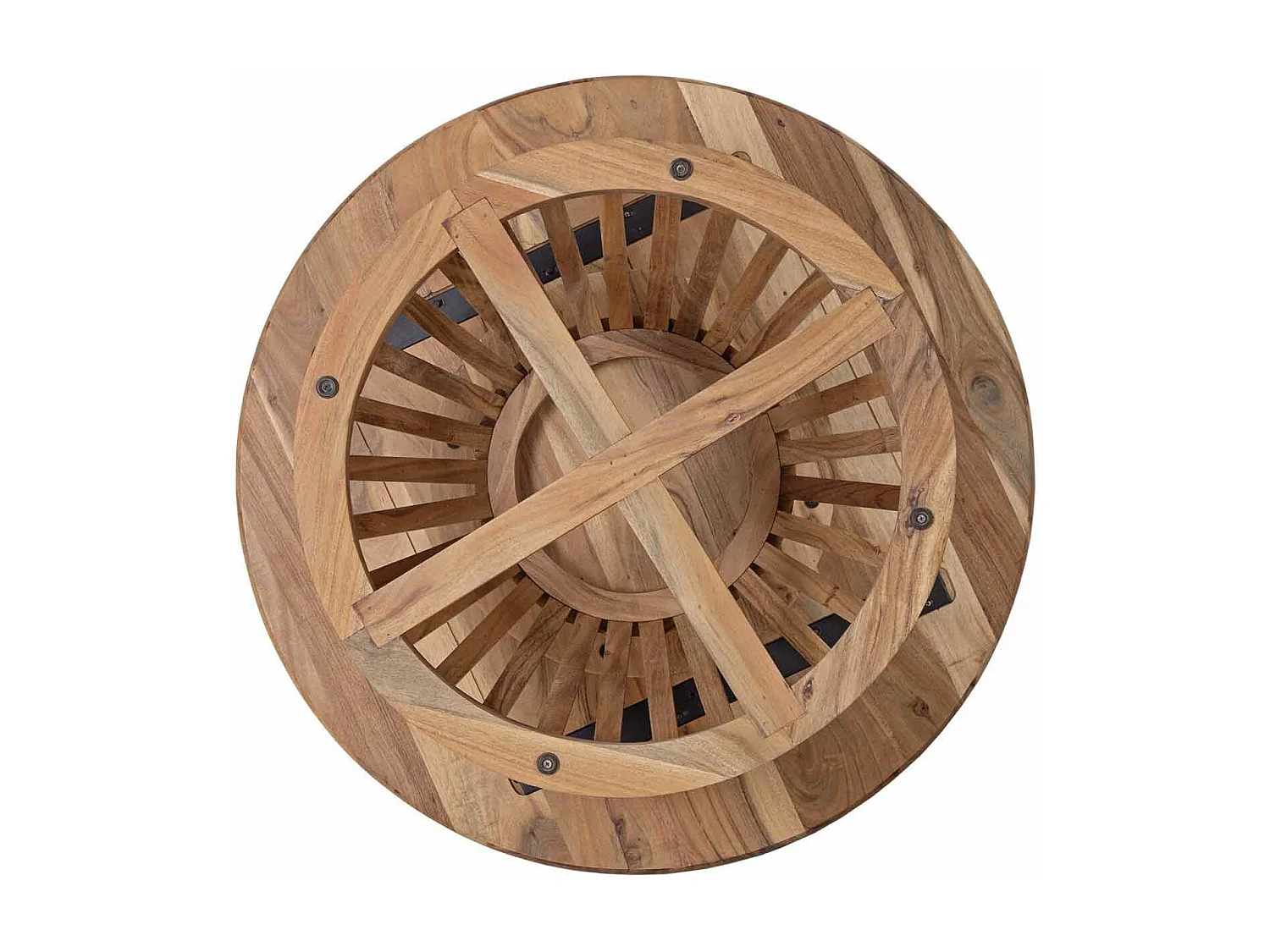 Table basse ronde bois massif | Acacia Kfir