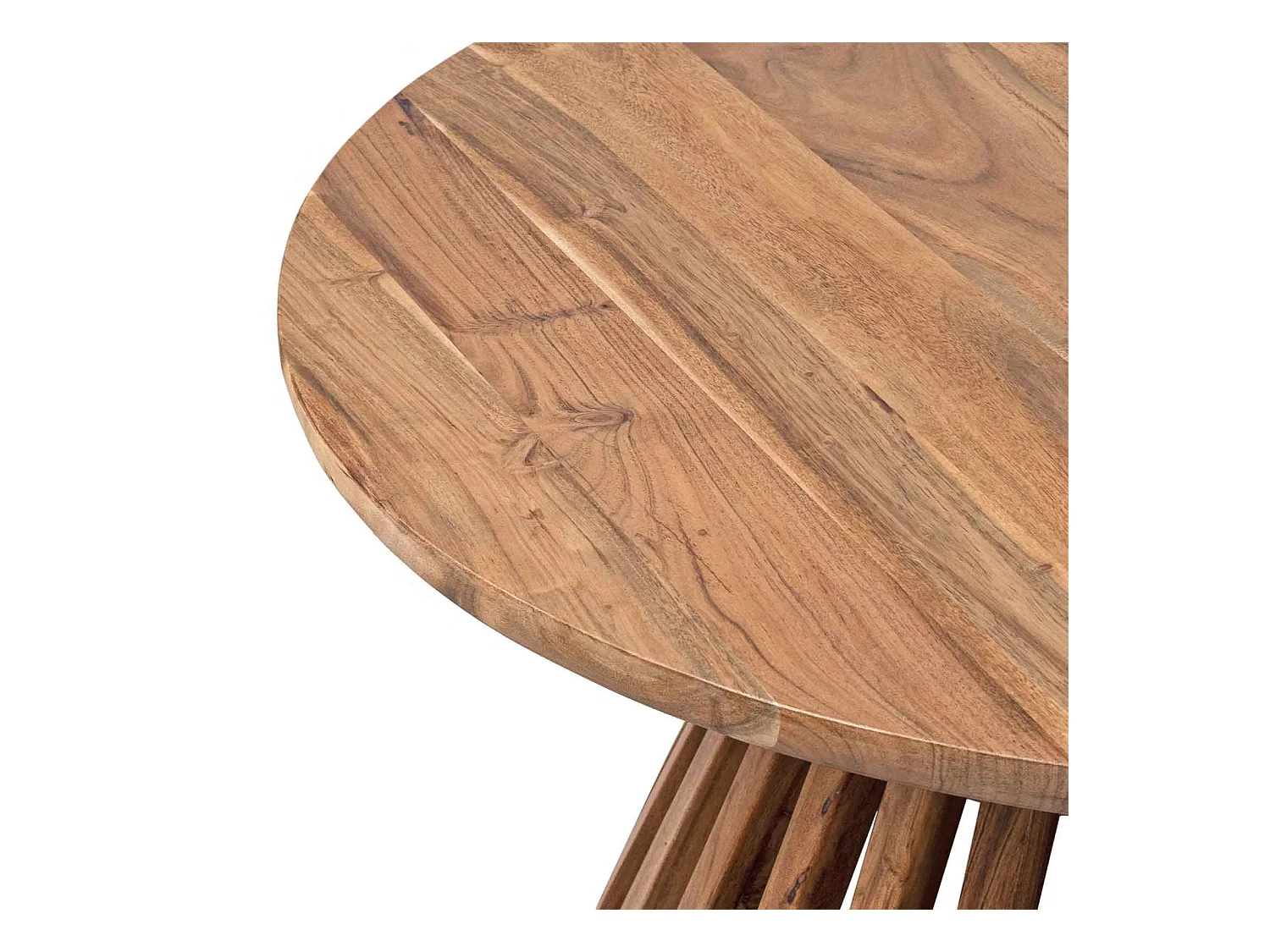 Table basse ronde bois massif | Acacia Kfir
