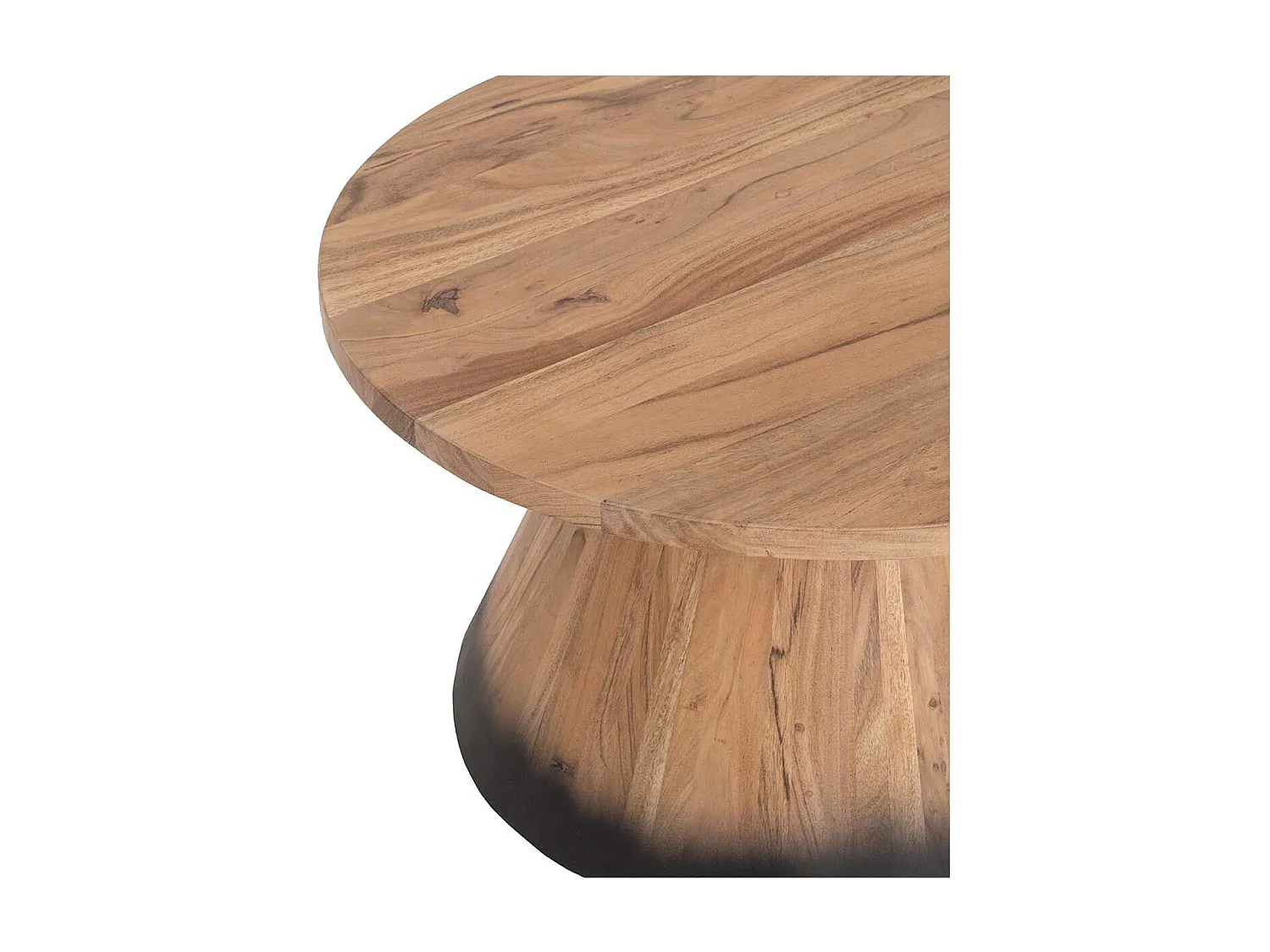 Table basse bois ronde 70 cm | Acacia Dimona