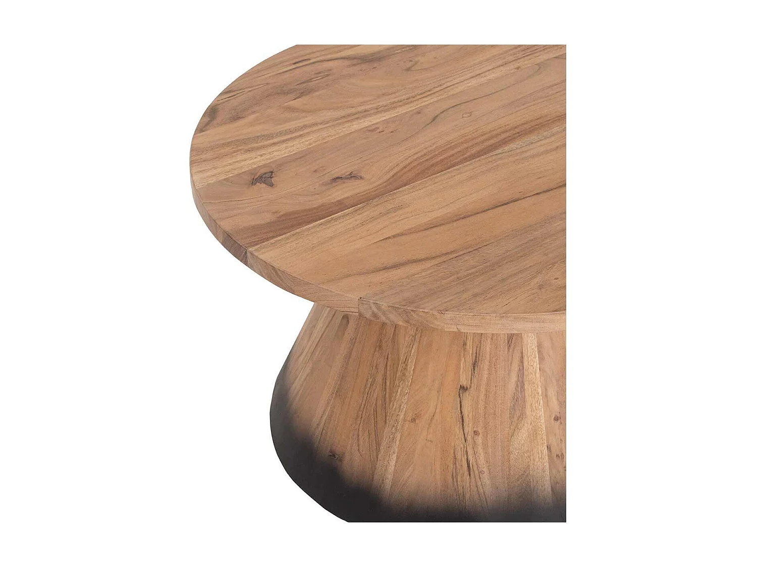 Table basse ronde bois 80 cm | Acacia Dimona