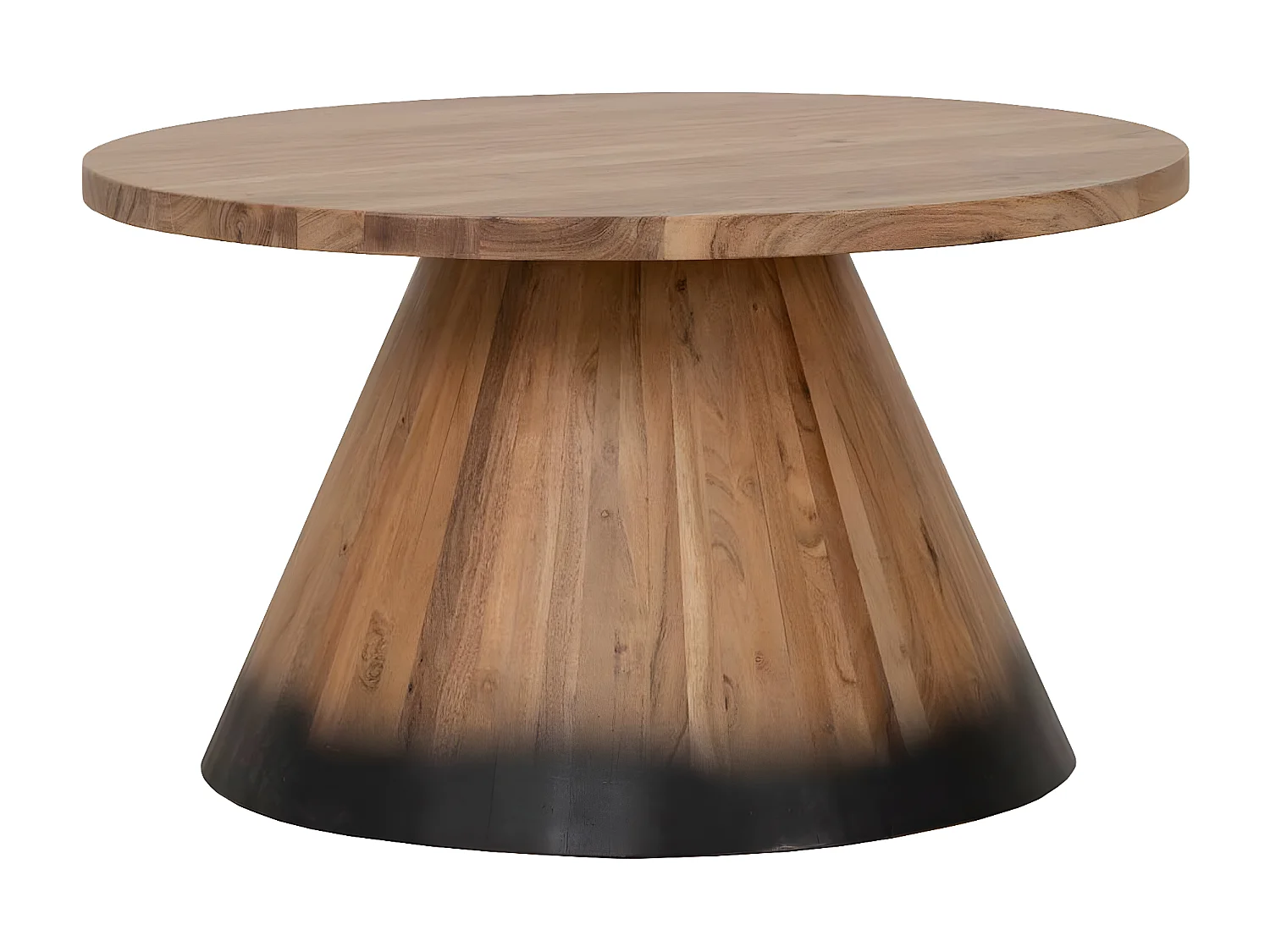 Table basse ronde bois 80 cm | Acacia Dimona