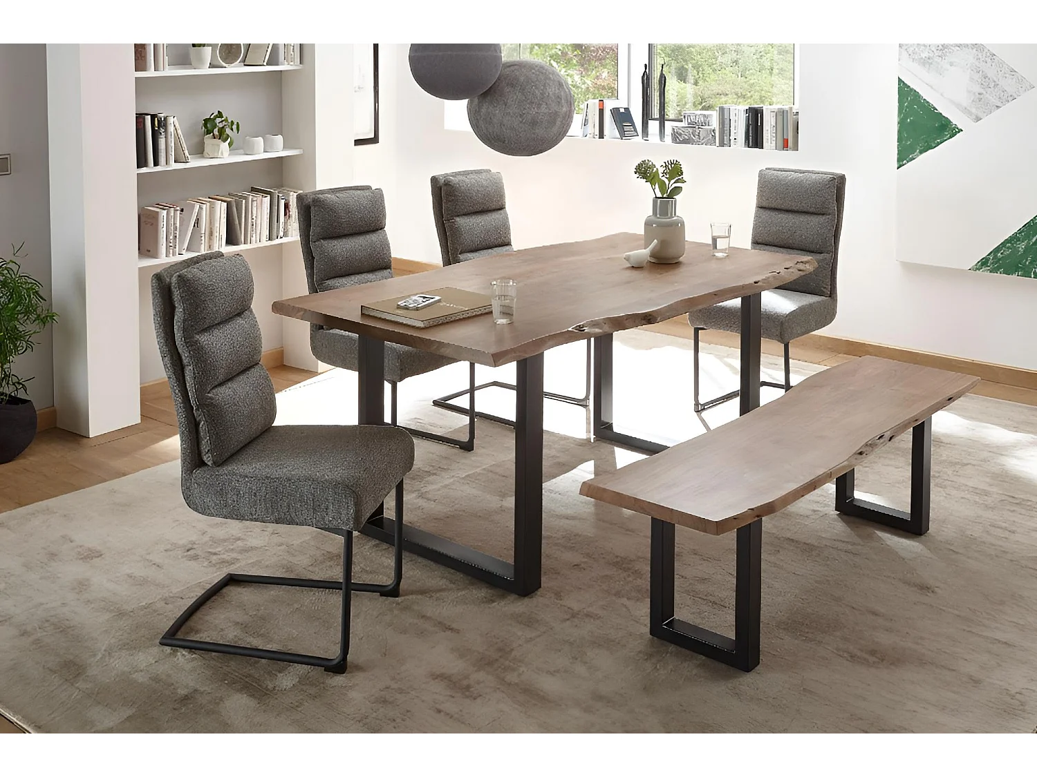 Szafka kuchenna wisząca 60 VENTO GOO-60/58 szary połysk