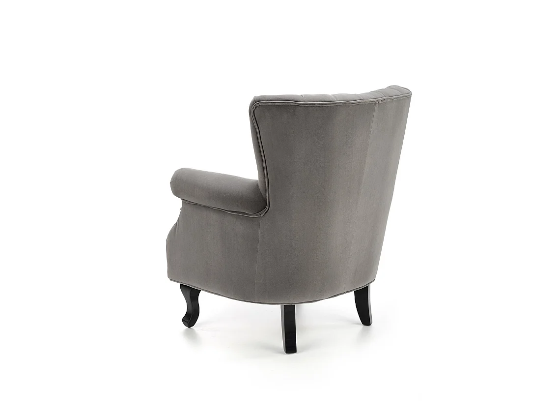 Fotel do salonu TITAN VELVET ciemnozielony