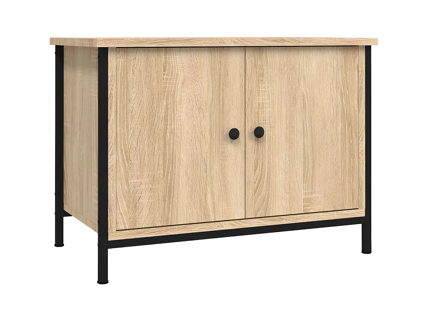 Mueble de TV madera contrachapada roble Sonoma 60x35x45 cm