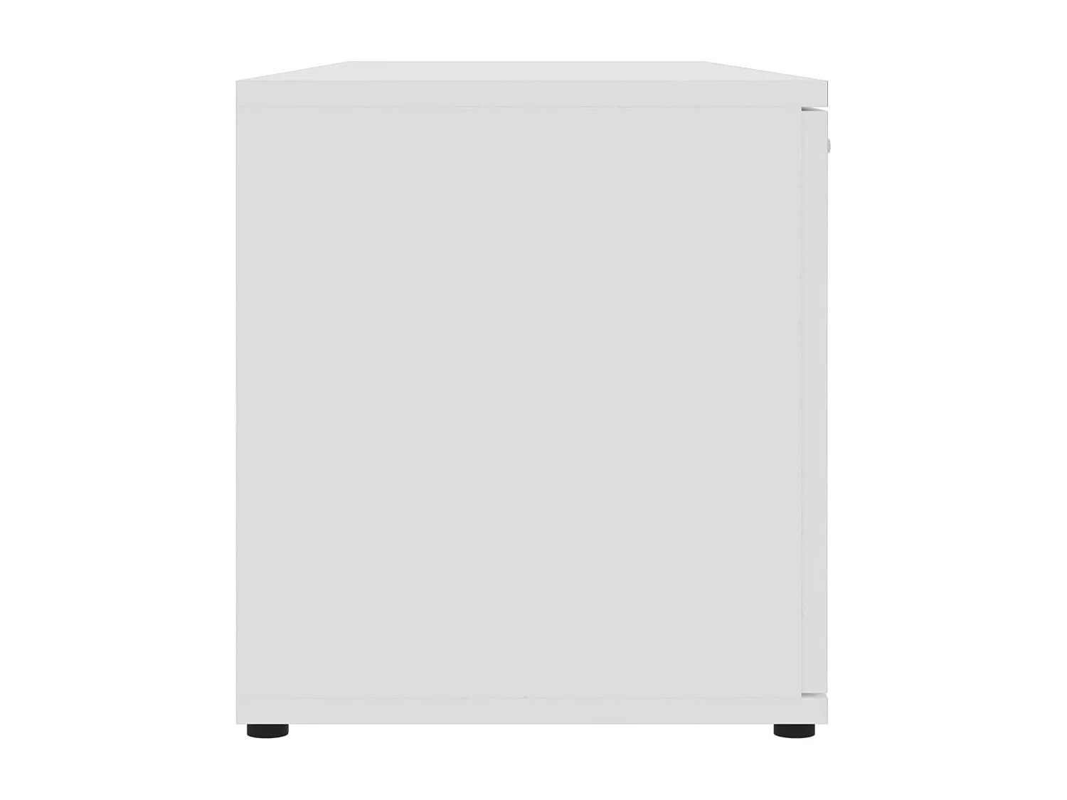 Meuble TV Blanc 120x34x37 cm Aggloméré