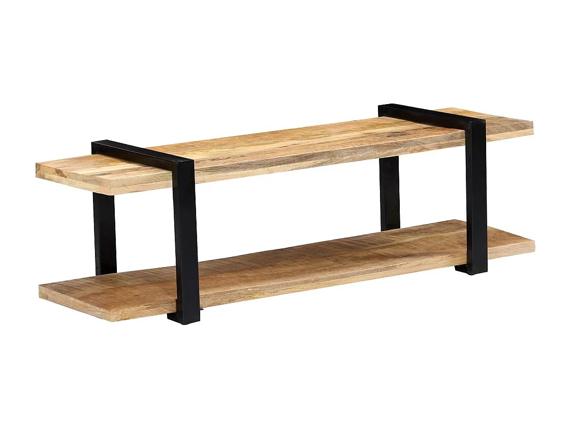 Tv-meubel 130x40x40 cm massief mangohout