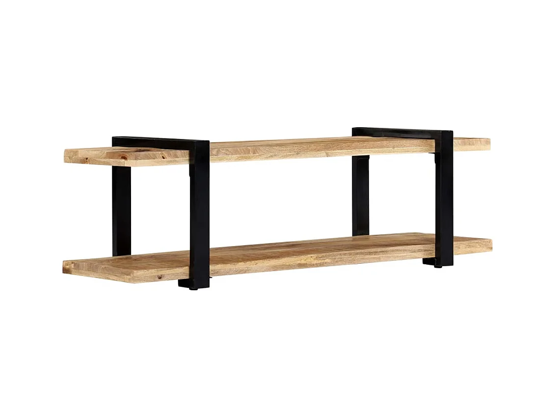 Meuble TV 130 x 40 x 40 cm Bois de manguier massif