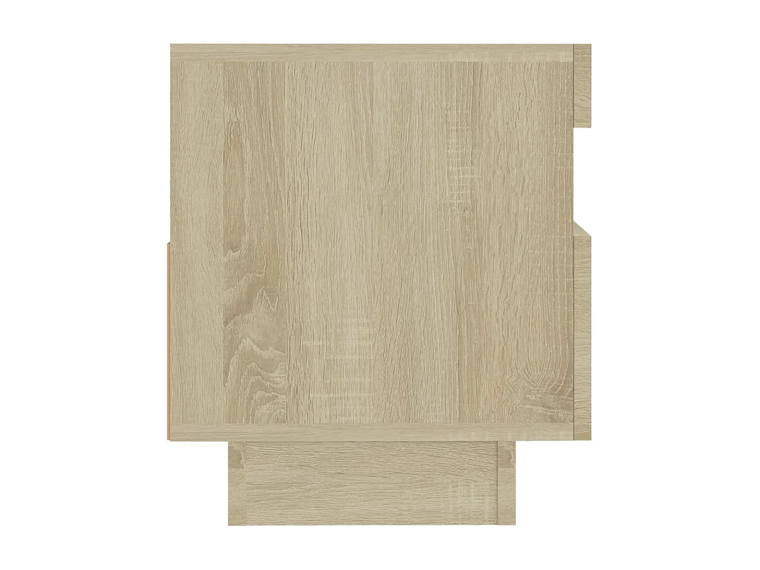 Meuble TV avec lumières LED chêne sonoma 80x35x40 cm