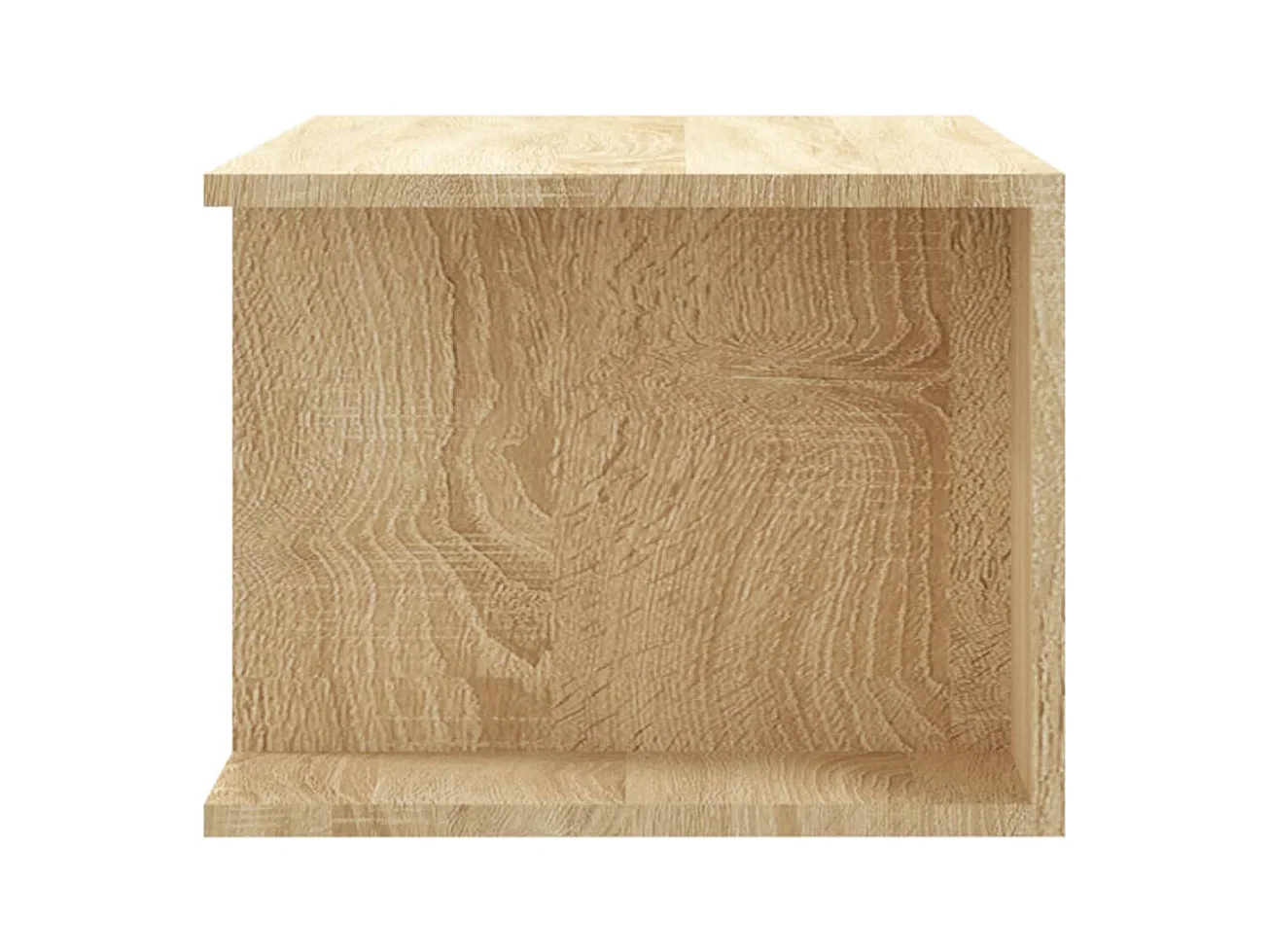 Meuble TV avec lumières LED chêne sonoma 90x39x30 cm