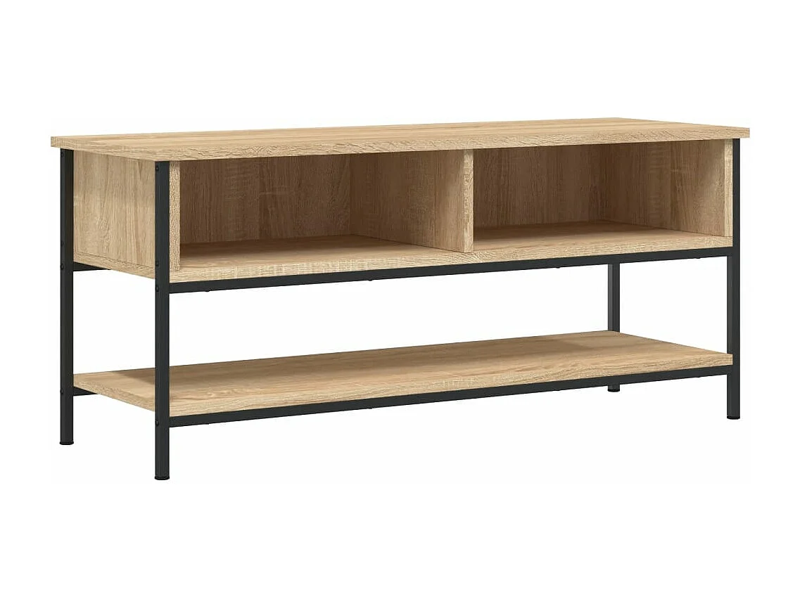 Meuble TV chêne sonoma 100x35x45 cm bois d'ingénierie