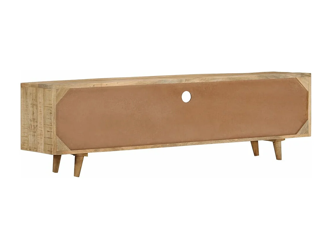 Meuble TV 140x30x40 cm Bois de manguier massif